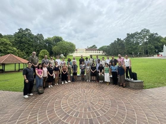 Participant group at Fort Canning