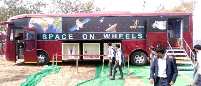 ‘Space on Wheels’ bus exhibition of ISRO
